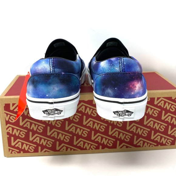 VANS Classic Slip-On Galaxy Blue White Canvas Sneakers Men's Size VN0A33TBG4F - Picture 5 of 11